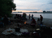 Grillen 2012 am Rhein mit Lagerfeuer