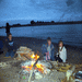 Grillen 2011 am Rhein mit Lagerfeuer